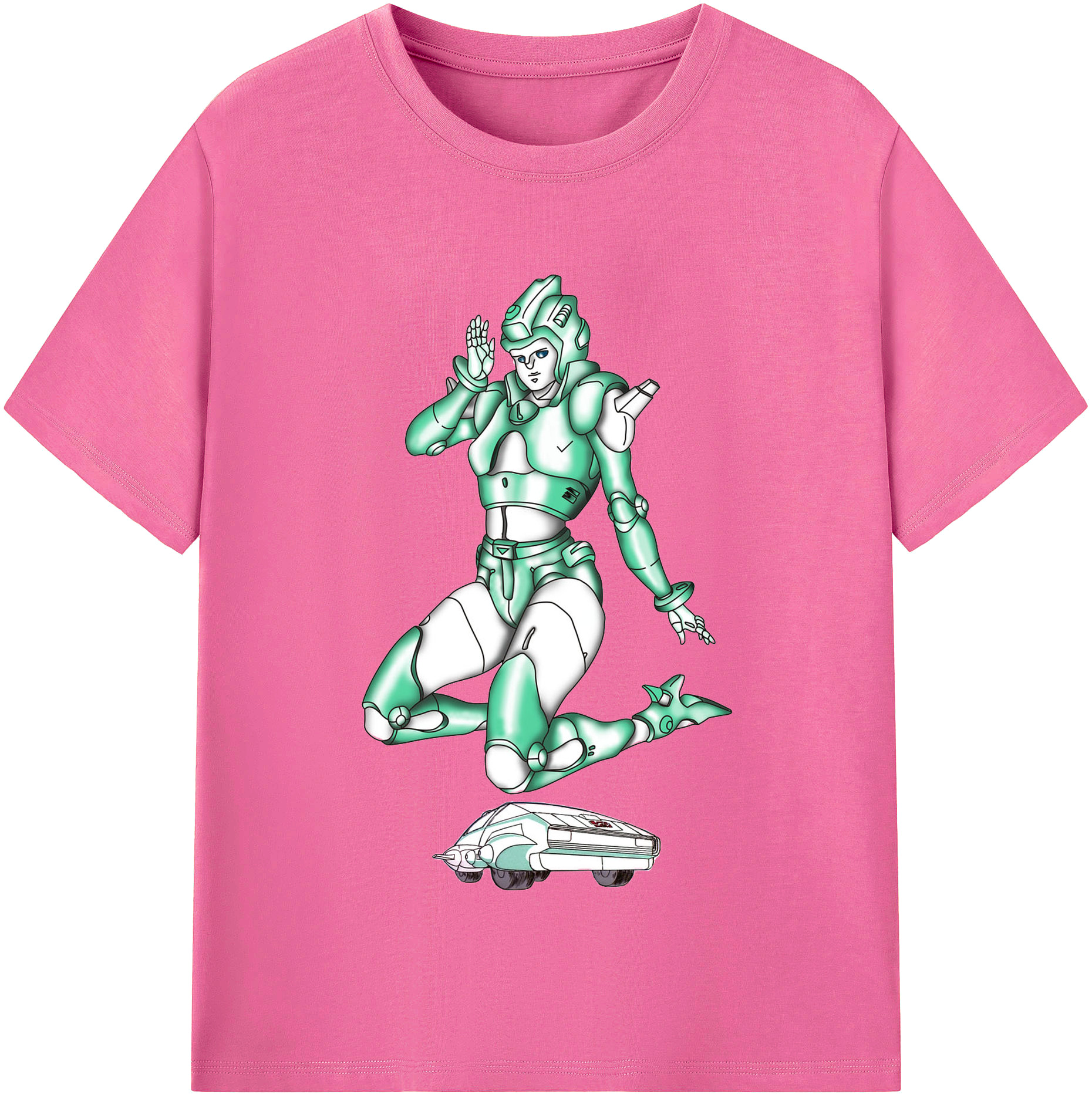  レディースカジュアルプリントTシャツ（綿100％）